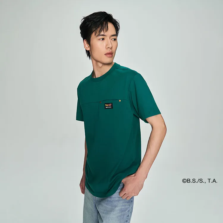 Dragon Ball X Lee X Dragon Ball Co brand T Shirts Men Turquoise-6