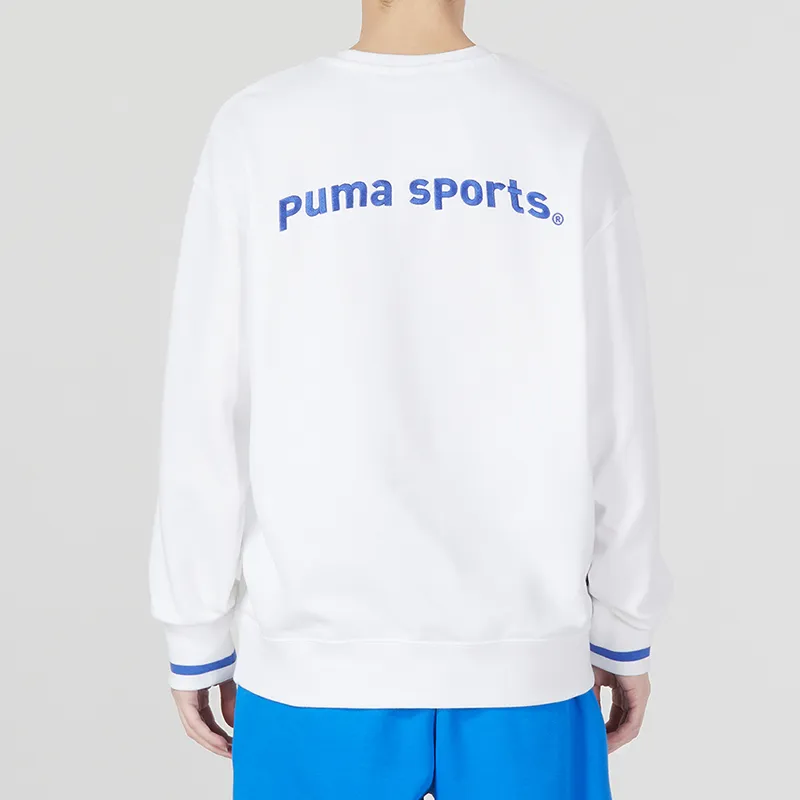 PUMA Sweatshirts Men White-2