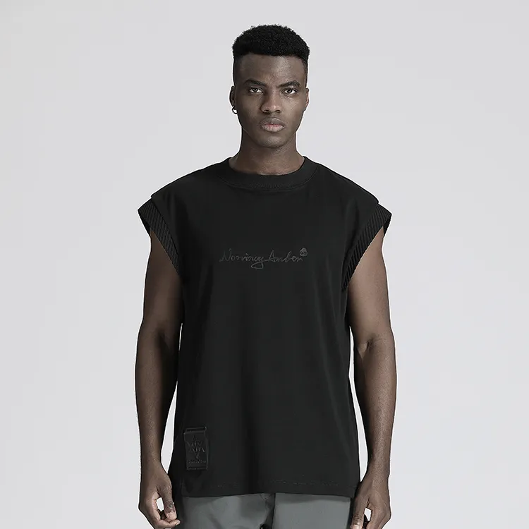 NORVINCY Comfortable And Breathable Sweat Wicking 100% Cotton Sleeveless T Shirt Unisex-2