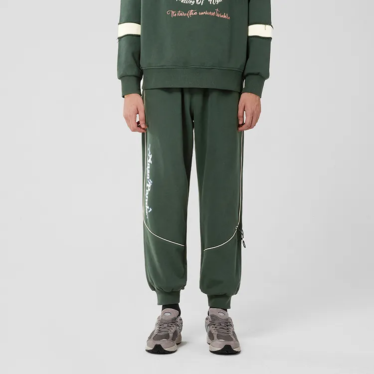 LAMLICKA Nasapanda Casual Pants Unisex Green-6