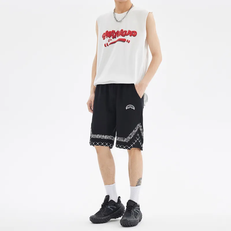 SPRAYGROUND Casual Shorts Unisex Black-2