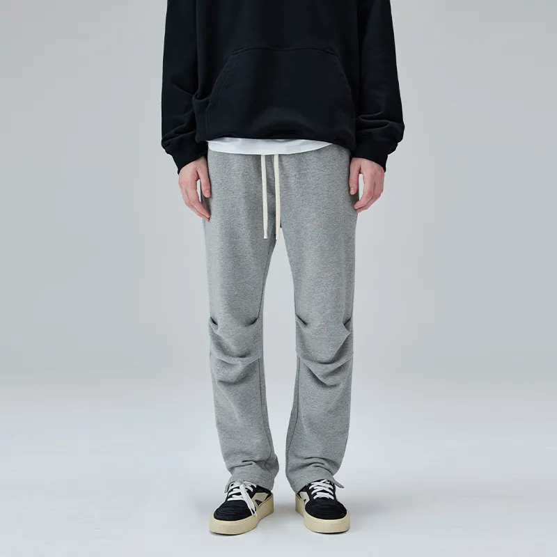 CLIMAX VISION Straight Sports Pants Men's Heather Gray-3