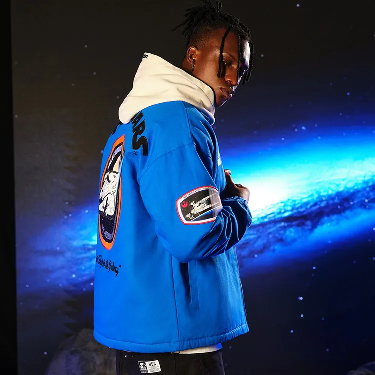 STARTER Puffer Jackets Unisex Hero Blue-7