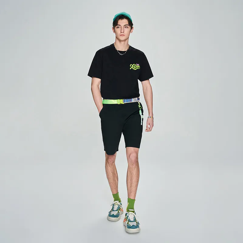 Lee Xline Casual Shorts Men Black-2