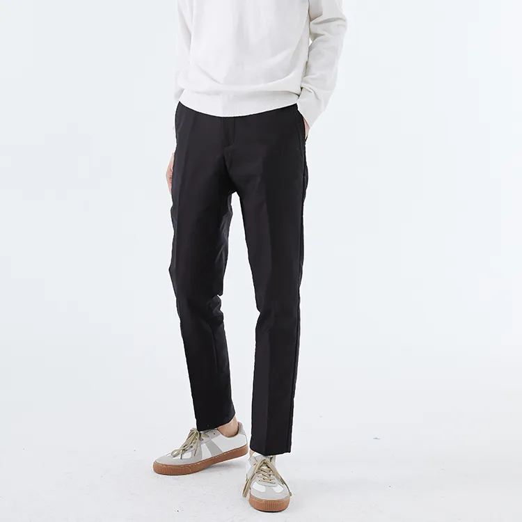LIU·JO UOMO Straight Casual Pants Men's Black-4