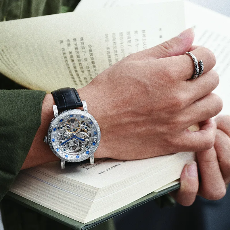 VRQ Australian Luxury Collaboration Future Series Mechanical Movement Watch Men's Watches Cut-Out Dial-1
