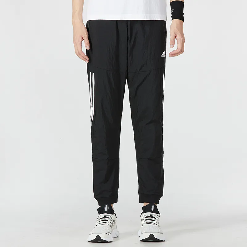 Adidas Knitted Sweatpants Men's Black-4