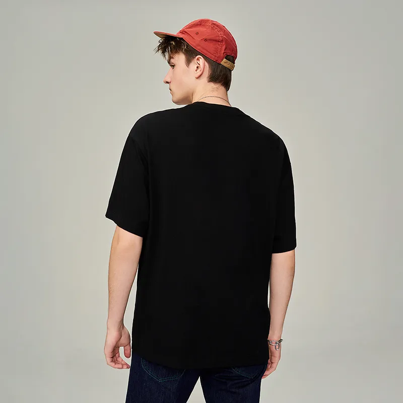 Lee T Shirts Men Black-4