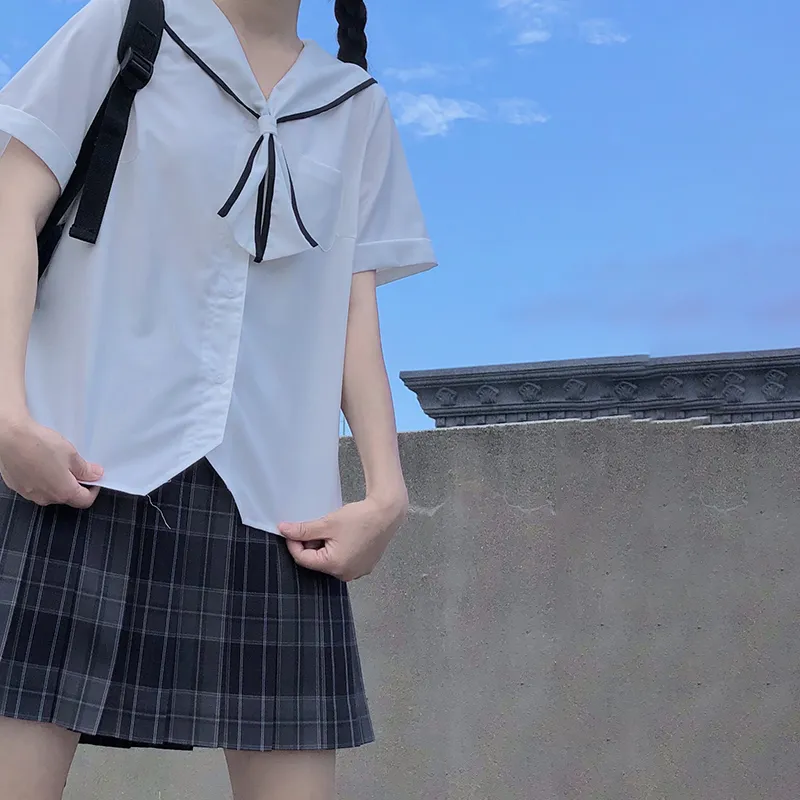 Tokyo Season Casual Short Skirts Women's Carbon Fiber Estate Plaid Skirt-46