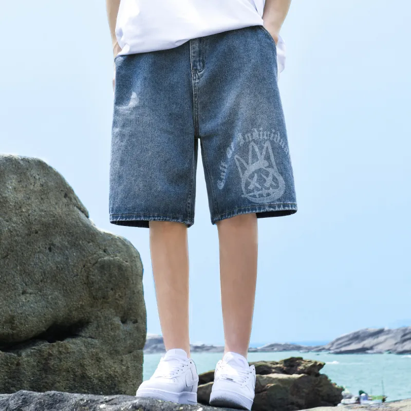 CULT OF INDIVIDUALITY Denim Shorts Unisex-2