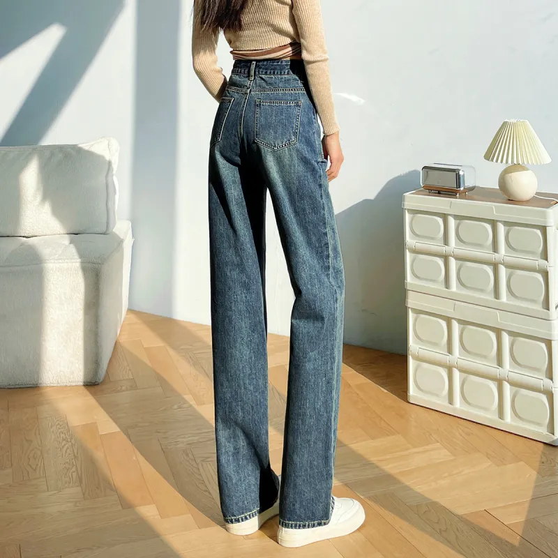 MITUAN Jeans Women's Vintage Blue-3
