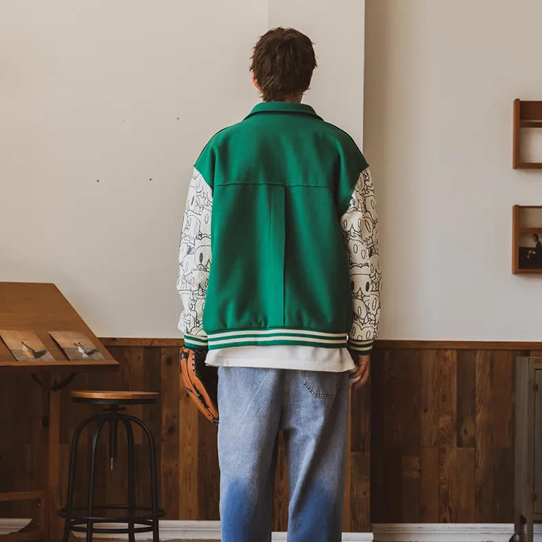 WAYNEXZAVIER x Kupaji Jacket Men's Green-4