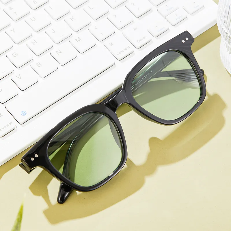 MUYKUY TR90 Square Sunglasses Unisex-9