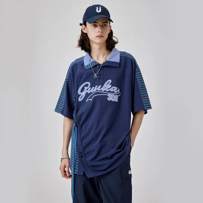 Guuka Polo Shirts Unisex Dark Blue-7