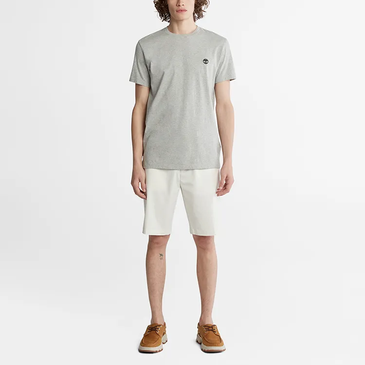 Timberland T-Shirt Men's Medium Hemp Gray-2