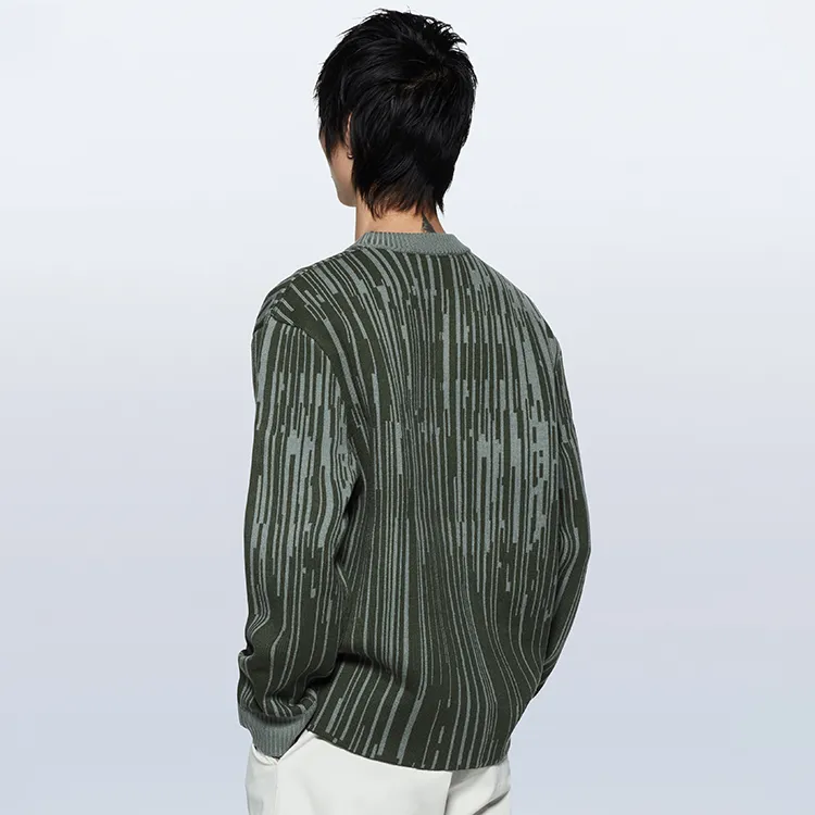 A COLD WALL* Abstract stripe Jumper-2