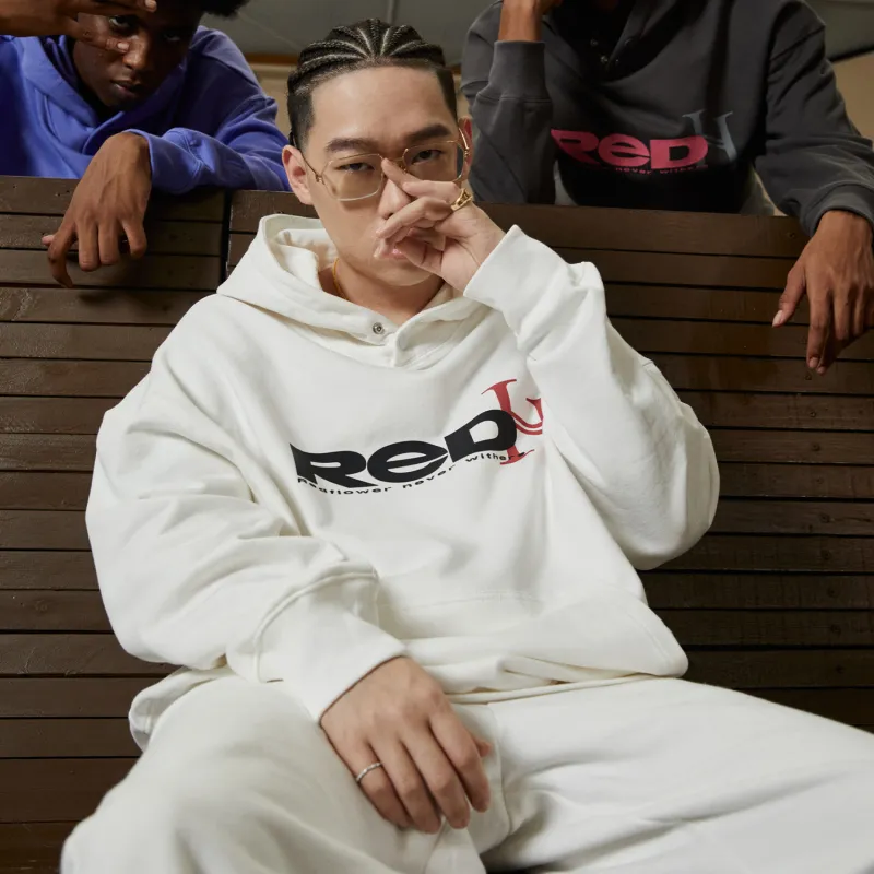 R69 x Redh Hooded Loose Fit Sweatshirt Unisex-5