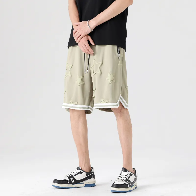 UNKNOWTAL Casual Shorts Unisex Gray Green-8