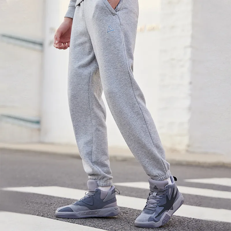 PEAK Knitted Sweatpants Men Heather Gray-2