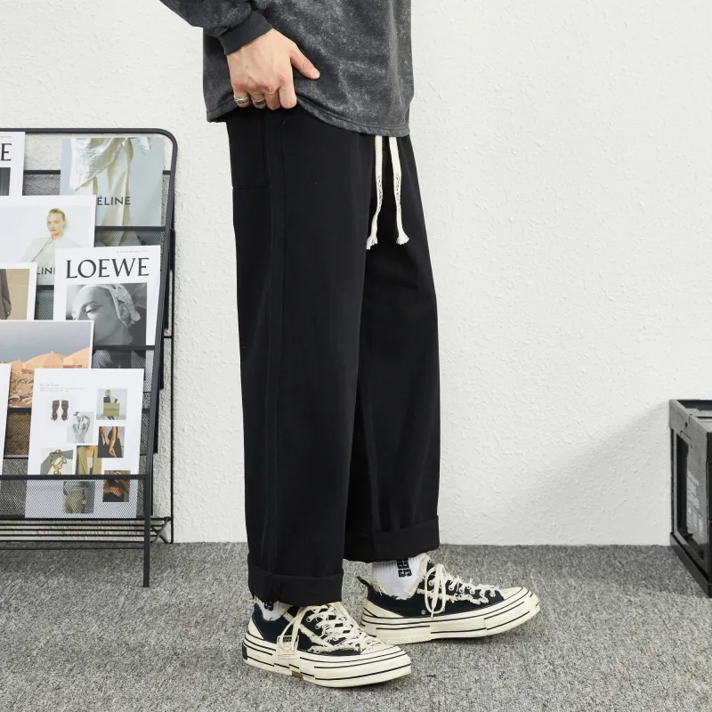 NFWYS Straight Casual Pants Fall Unisex-3