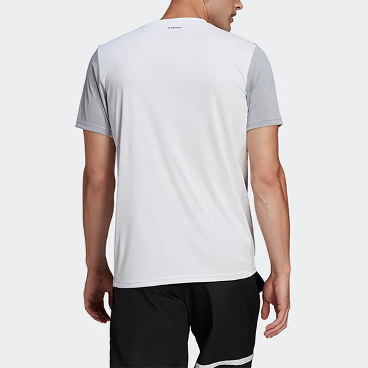 Adidas T Shirts Men White-4