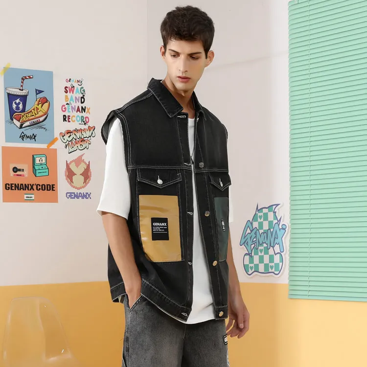 GENANX Vests Unisex Black-4