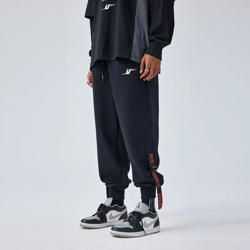 Guuka Knitted Sweatpants Men Gray-6