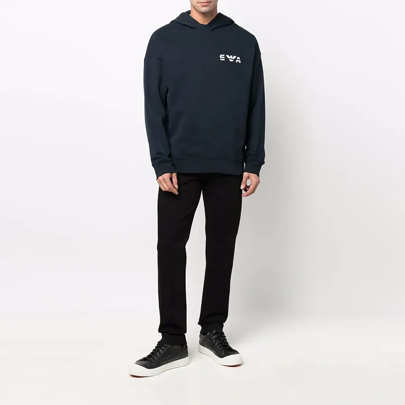 EMPORIO ARMANI SS22 Sweatshirt Men's Navy Blue-2