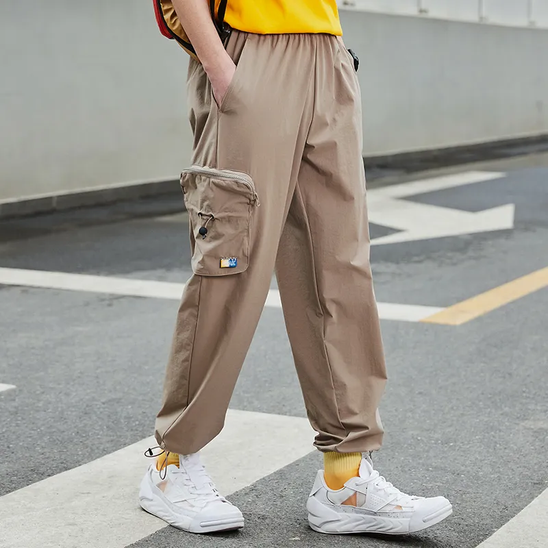 PEAK Sports Pants Men's Leather Brown-1