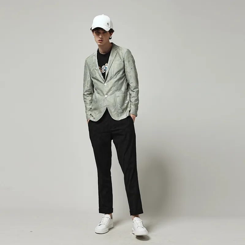 RARE Business Suits Men Green-6
