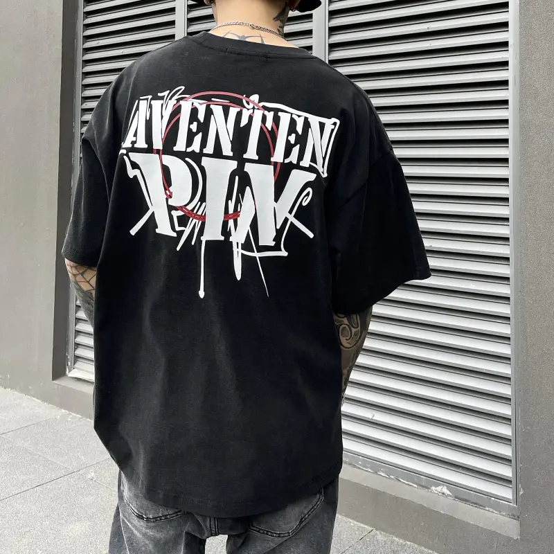 AVENTEN PIN T-Shirts Unisex Black-3
