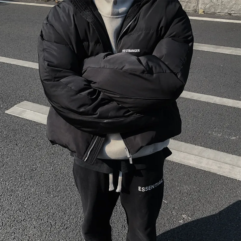 11ESTRANGER Puffer Jacket Unisex Gray-9