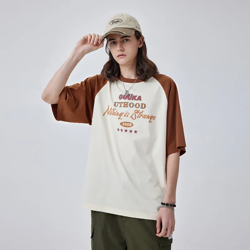 Guuka T Shirts Men Beige Yellow-4
