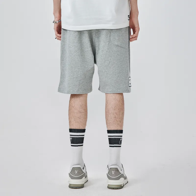 Agaho X Guuka X AGAHO Casual Shorts Unisex Heather Gray-3