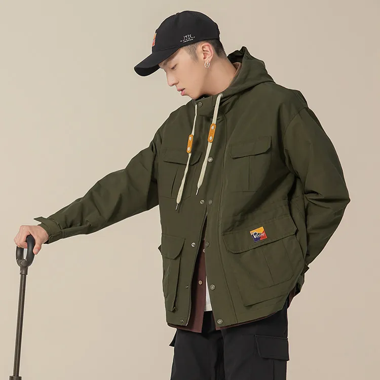 Penfield Loose Fit Moderate Jacket Unisex Olive-4