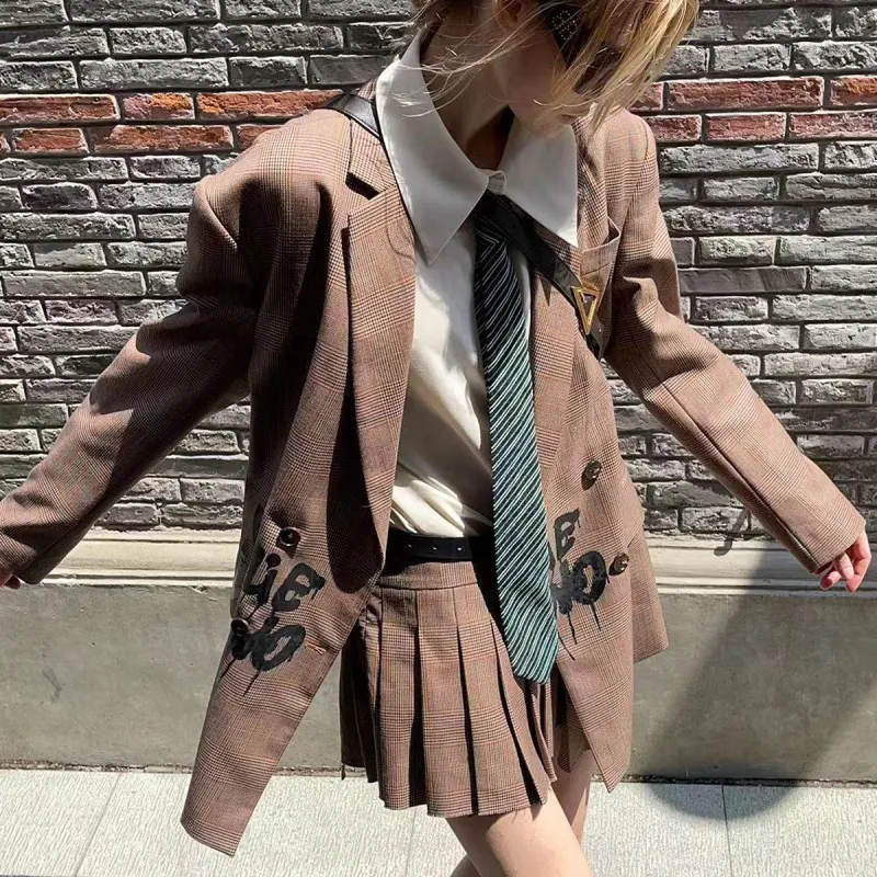 Charlie Luciano Skirt Women's Brown-3