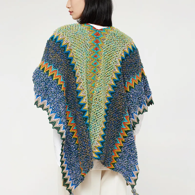 NAME.S Shawls Women's Multicolor Box+Shopping Bag-2