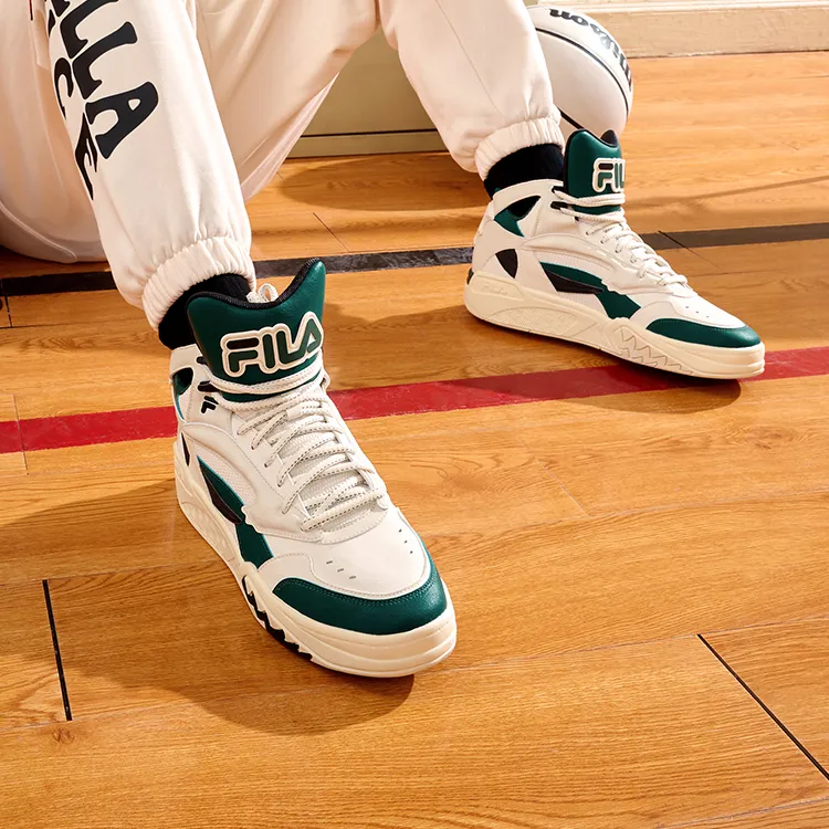 FILA FUSION Desperado Vintage Basketball Shoes 'White Green Black'-7