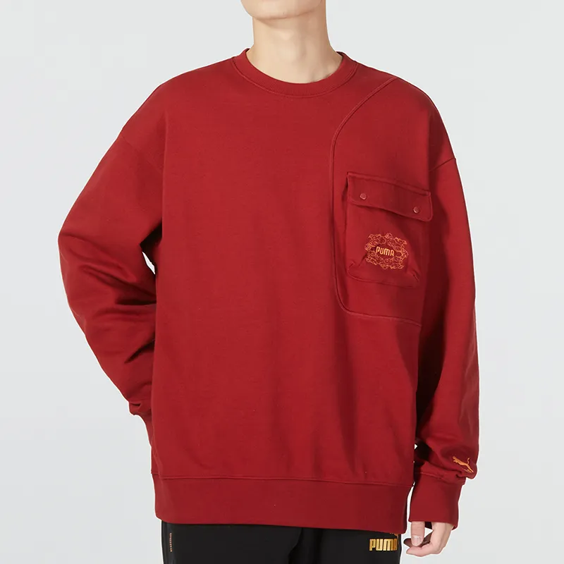 PUMA Puma Winterized Sweatshirt Men's Red-2