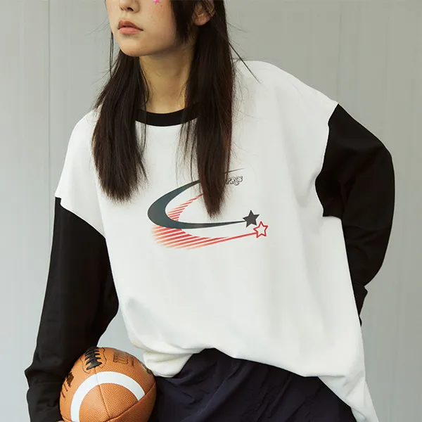 PROS BY CH Long Sleeved T Shirt Unisex Ivory White-1
