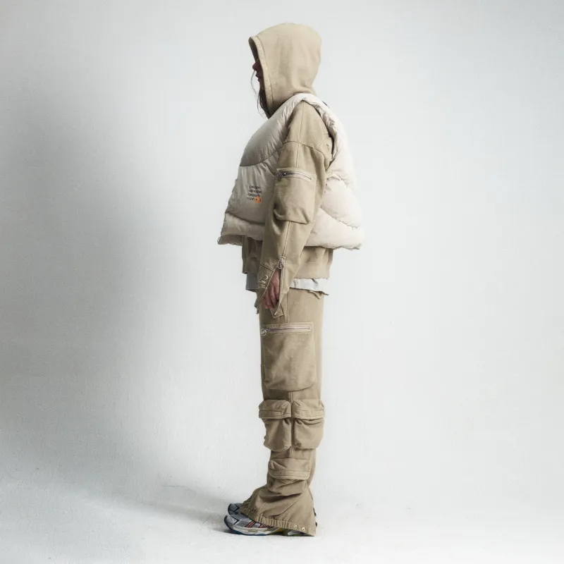 Createexploreexpandconquer Garment-dyed Cargo Trousers-4