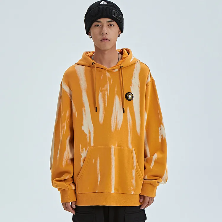 Fun Garfield Hooded Sweatshirt Men's Orange Brown-2