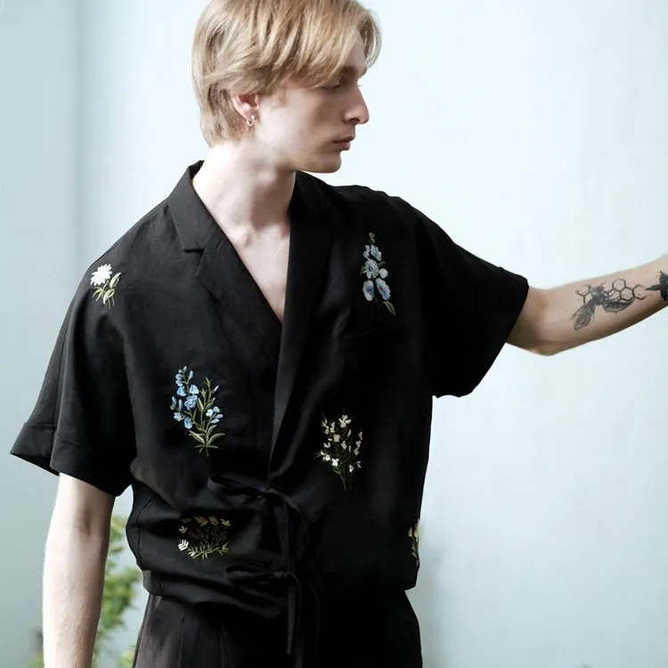 VALLEYOUTH Half Dream And Half Wake Shirt Unisex Black-5