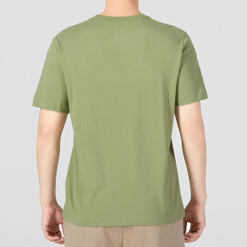 Nike T Shirts Men Olive Green-3