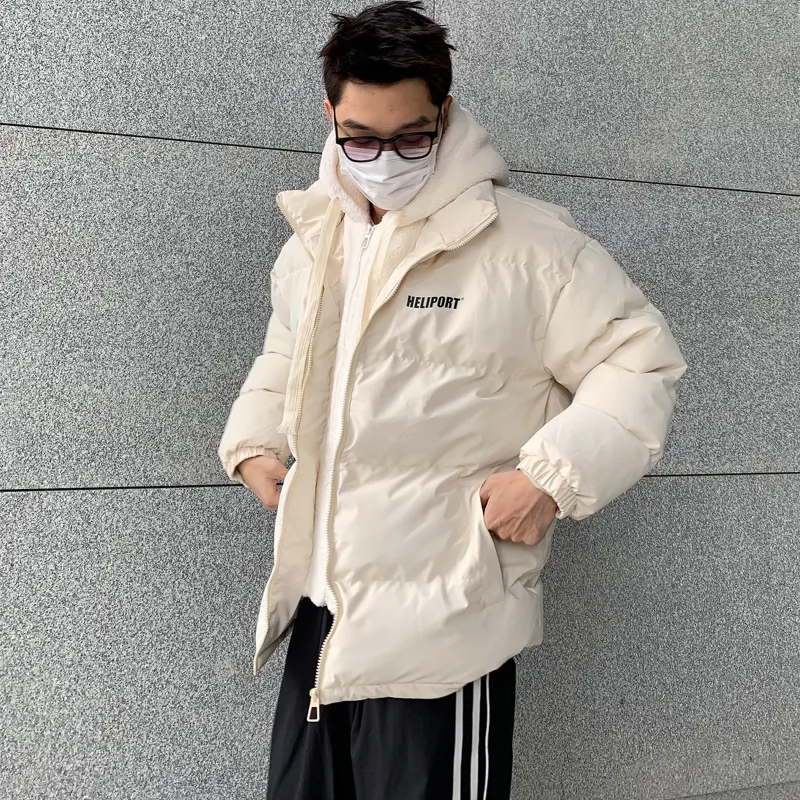 HELIPORT Velvet feel Coat Unisex-8