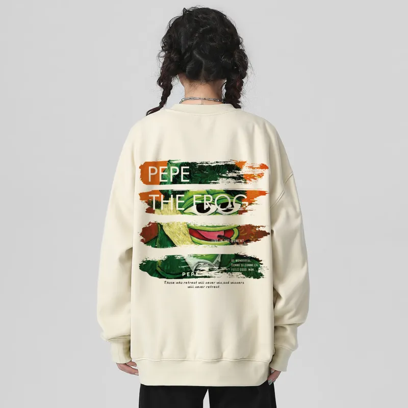 Pepe The Frog Sweatshirt Unisex-9