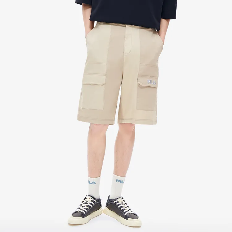 FILA FUSION TOKYO STUDIO Cargo Shorts Men's Ginger Brown-2