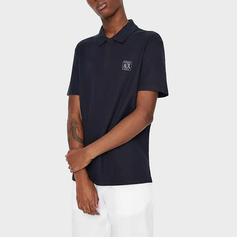 ARMANI EXCHANGE Polo Shirts Men Navy-2