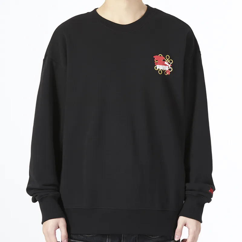 PUMA CNY Sweatshirts Men Black-3