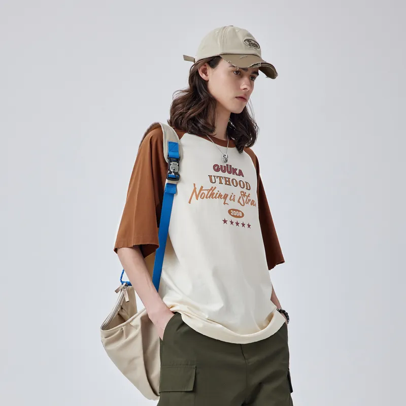 Guuka T Shirts Men Beige Yellow-6